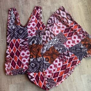 Hollywood & Vine Geometric Print Dress